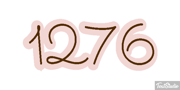 1276 Text effect