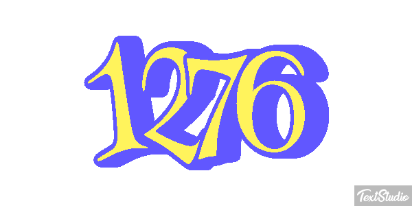 1276 Text effect