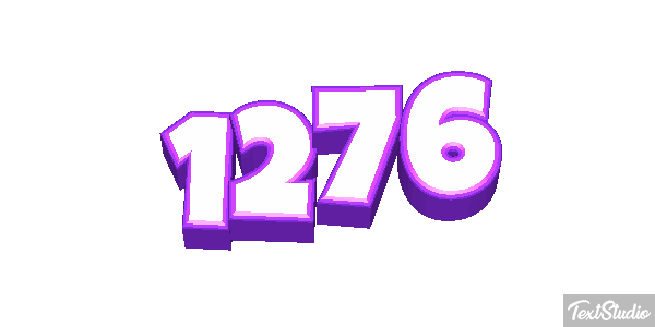 1276 Text effect