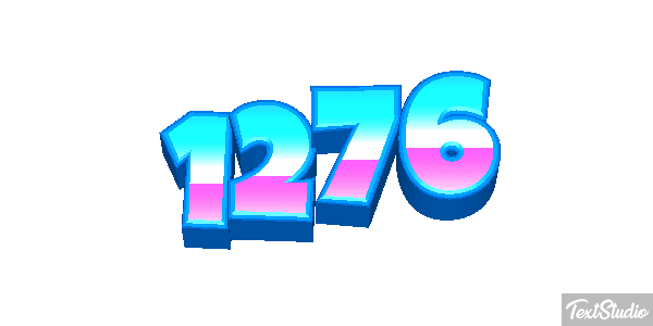 1276 Text effect