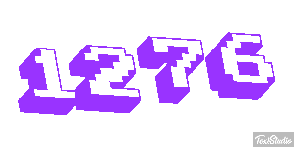 1276 Text effect