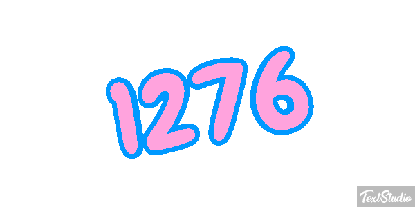 1276 Text effect