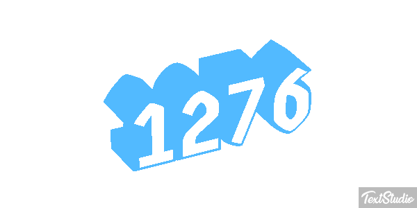 1276 Text effect