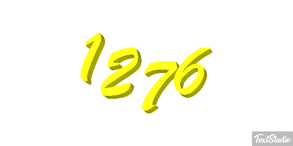 1276 Text effect