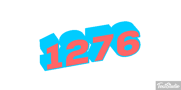 1276 Text effect