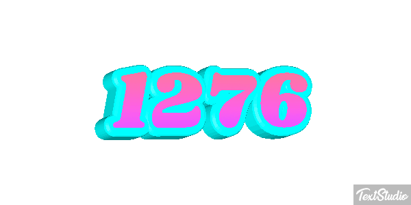 1276 Text effect