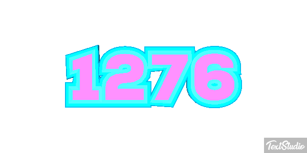 1276 Text effect