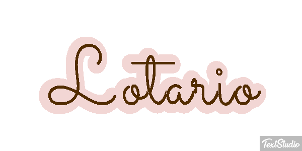 Lotario Text effect