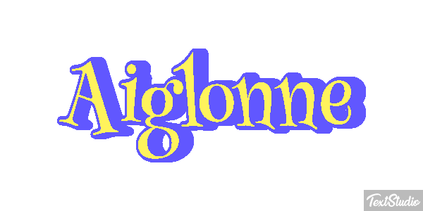 Aiglonne Effet de texte