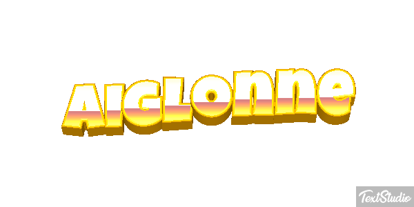 Aiglonne Effet de texte