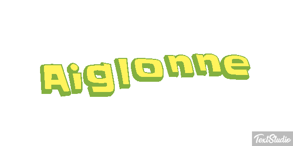 Aiglonne Effet de texte
