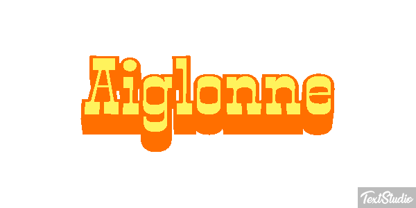 Aiglonne Effet de texte