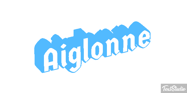 Aiglonne Effet de texte