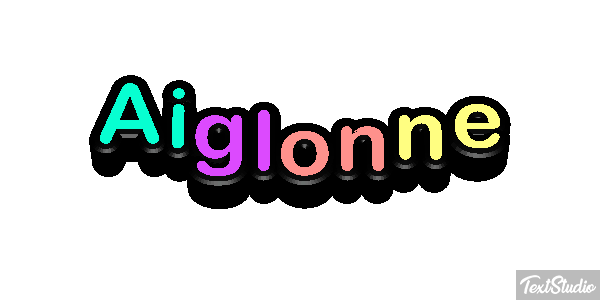 Aiglonne Effet de texte