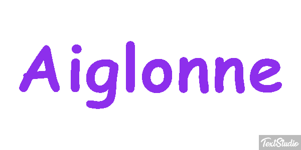 Aiglonne Effet de texte