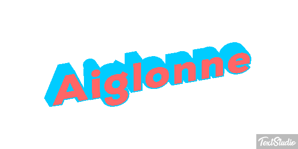 Aiglonne Effet de texte