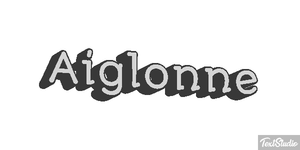 Aiglonne Effet de texte