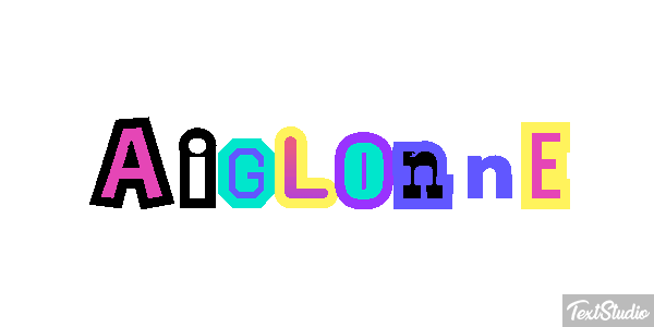 Aiglonne Effet de texte