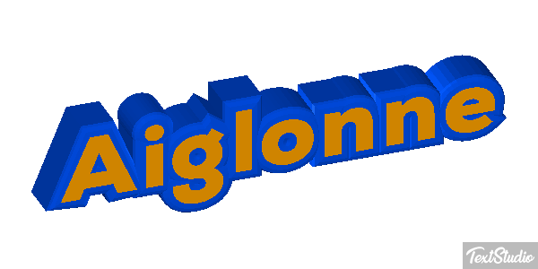 Aiglonne Effet de texte