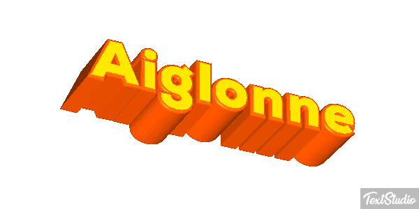 Aiglonne Effet de texte