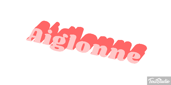 Aiglonne Effet de texte