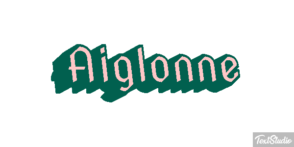 Aiglonne Effet de texte