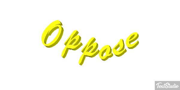 Oppose Efecto de texto