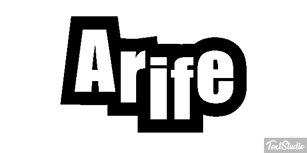 Arife Text effect