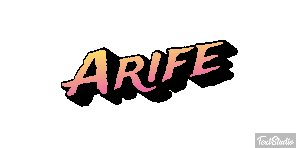 Arife Text effect