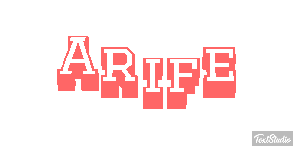 Arife Text effect