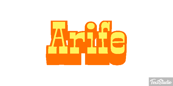 Arife Text effect