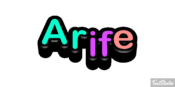 Arife Text effect