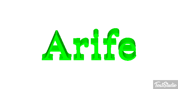 Arife Text effect