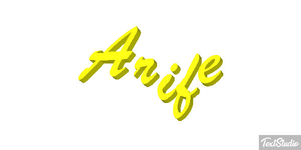Arife Text effect