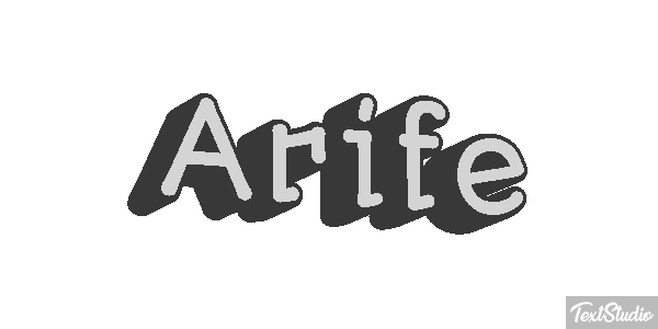 Arife Text effect