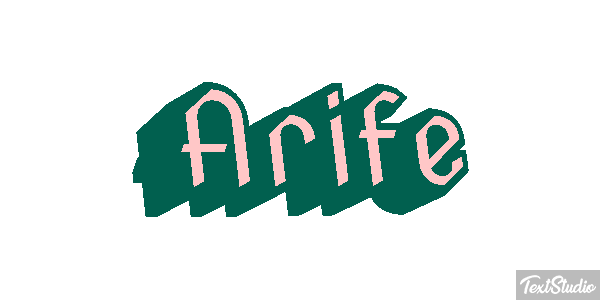 Arife Text effect