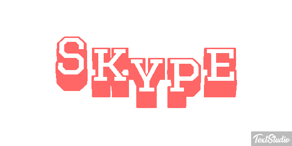 Skype テキスト効果