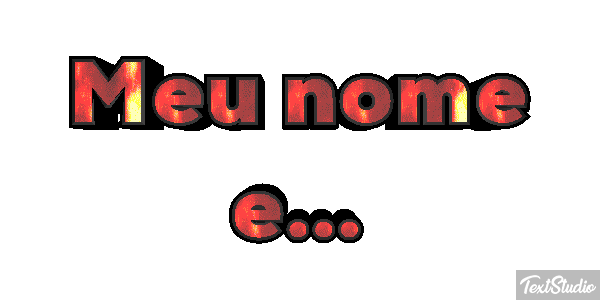 Meu nome é... Effet de texte