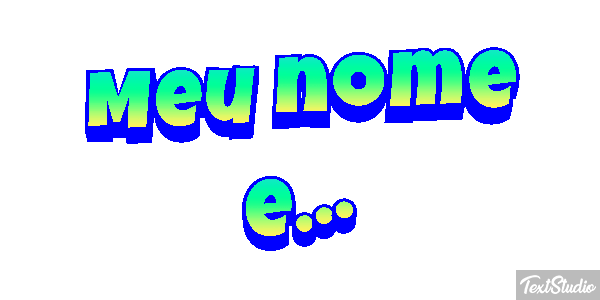 Meu nome é... Effet de texte