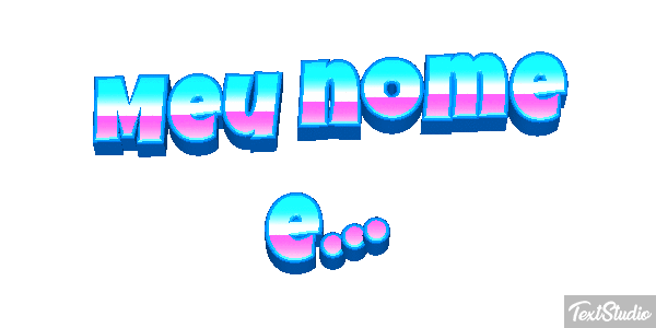Meu nome é... Effet de texte