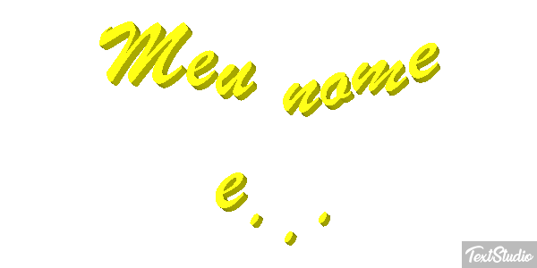 Meu nome é... Effet de texte