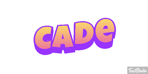Cade Effet de texte
