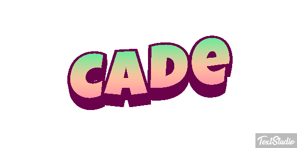 Cade Effet de texte