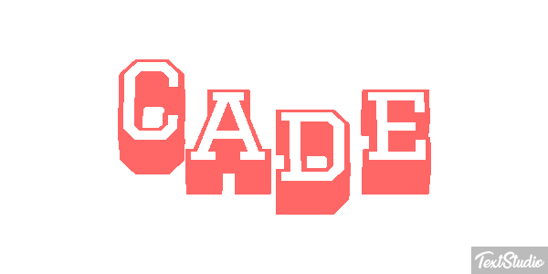 Cade Effet de texte