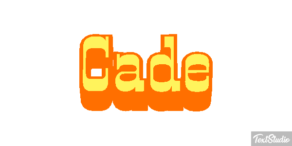 Cade Effet de texte
