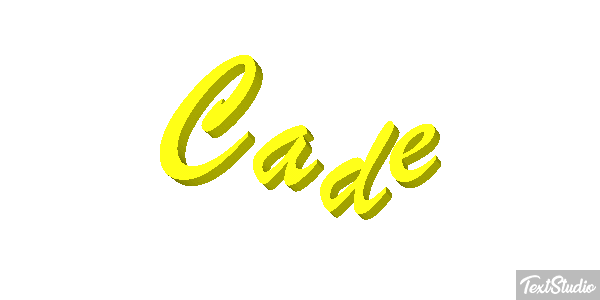 Cade Effet de texte