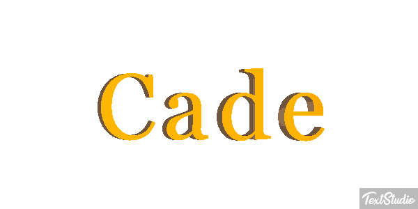 Cade Effet de texte