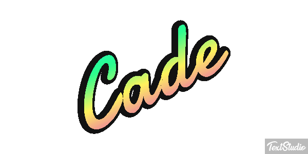 Cade Effet de texte