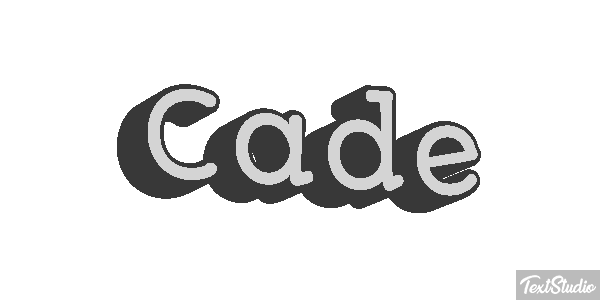 Cade Effet de texte