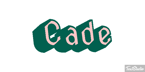 Cade Effet de texte